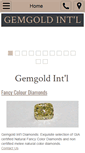 Mobile Screenshot of gemgoldintl.com