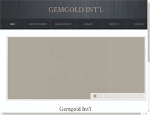Tablet Screenshot of gemgoldintl.com